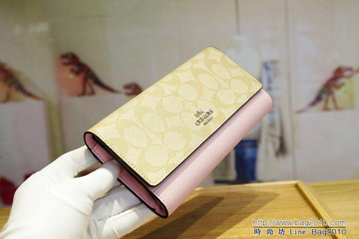 COACH蔻馳 原單 Coach53763 女士三折大手包 專櫃爆款  Chz1327